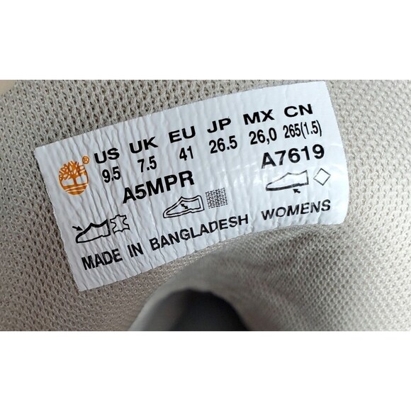 Timberland Women's Lana Point Boot Buckled Light Taupe Nubuck A5MPR Size 9.5 - Picture 16 of 16